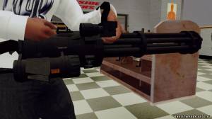 Пулемет Minigun из GTA 5