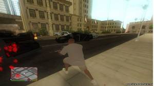 GTA V Blood on Screen